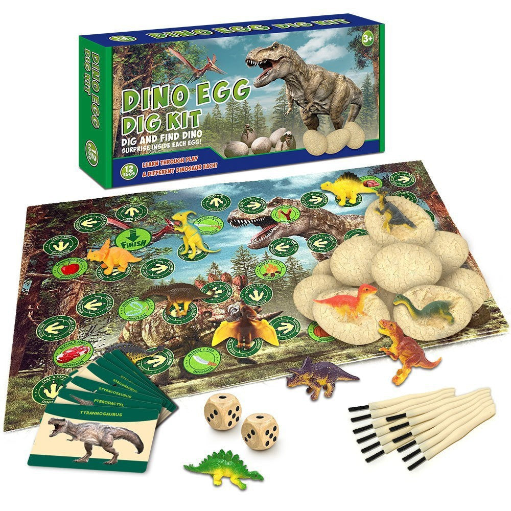 Dinosaur Fossil Excavation Kit DIY Dinosaur Dig Toy for Kids