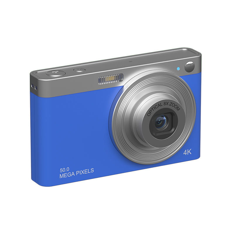 50MP Digital Camera with 2.8- HD Screen ? Compact CCD Camera with Anti-Shake SD Card Support