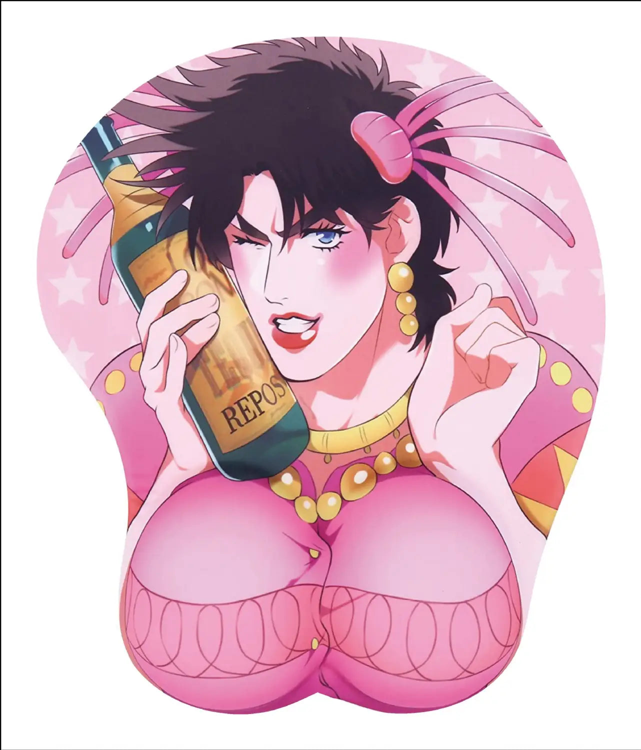 Cartoon Silicone Mouse Pad with Ergonomic Wrist Rest - Comfortable Gaming & Office Mouse Mat