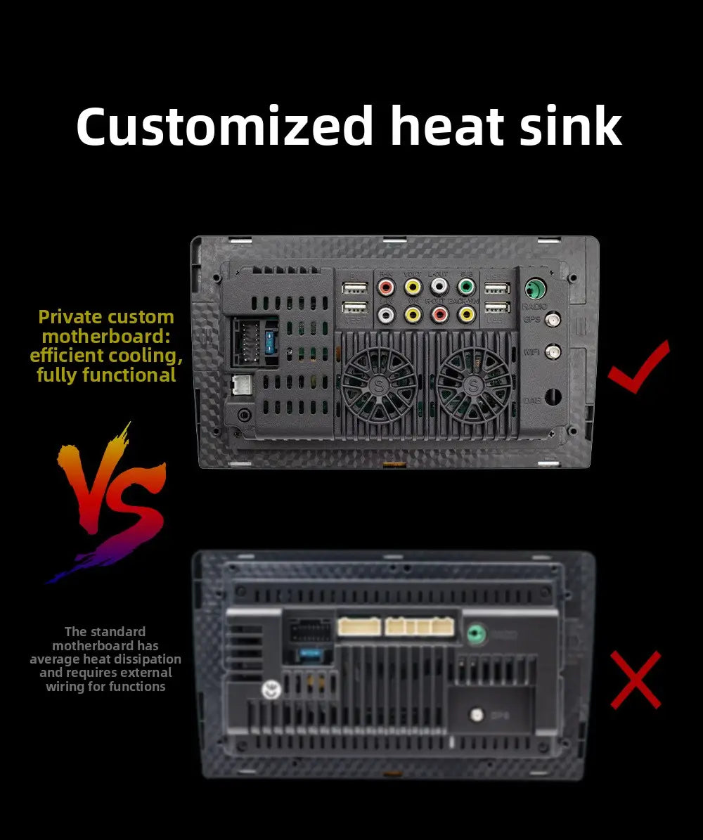 9 /10 Android Car Stereo GPS Navigation WiFi Bluetooth Touch Screen Radio Universal