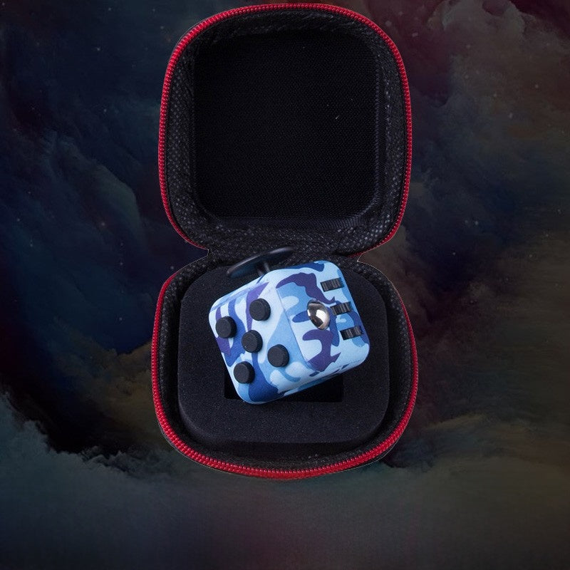 G63 Fidget Cube Stress Relief Toy Multifunctional Puzzle Spinner for Kids and Adults