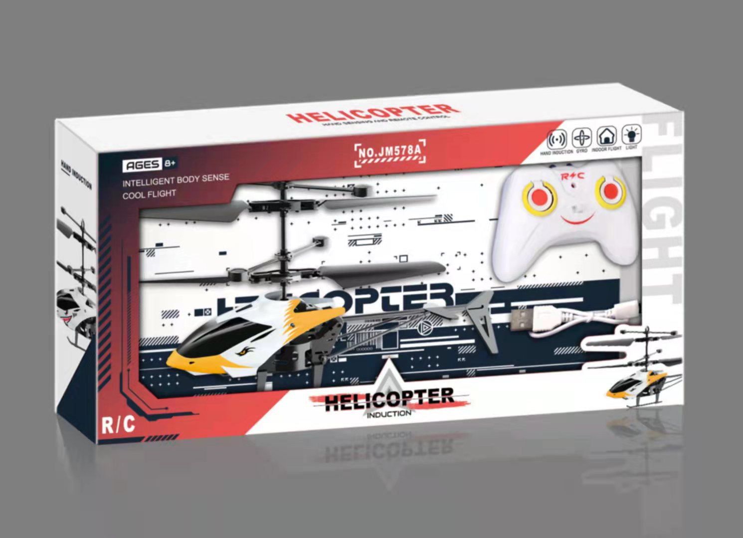 Hand Gesture Sensor RC Drone USB Rechargeable Remote Control Aircraft