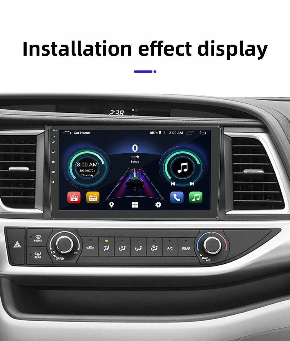 9 /10 Android Car Stereo GPS Navigation WiFi Bluetooth Touch Screen Radio Universal