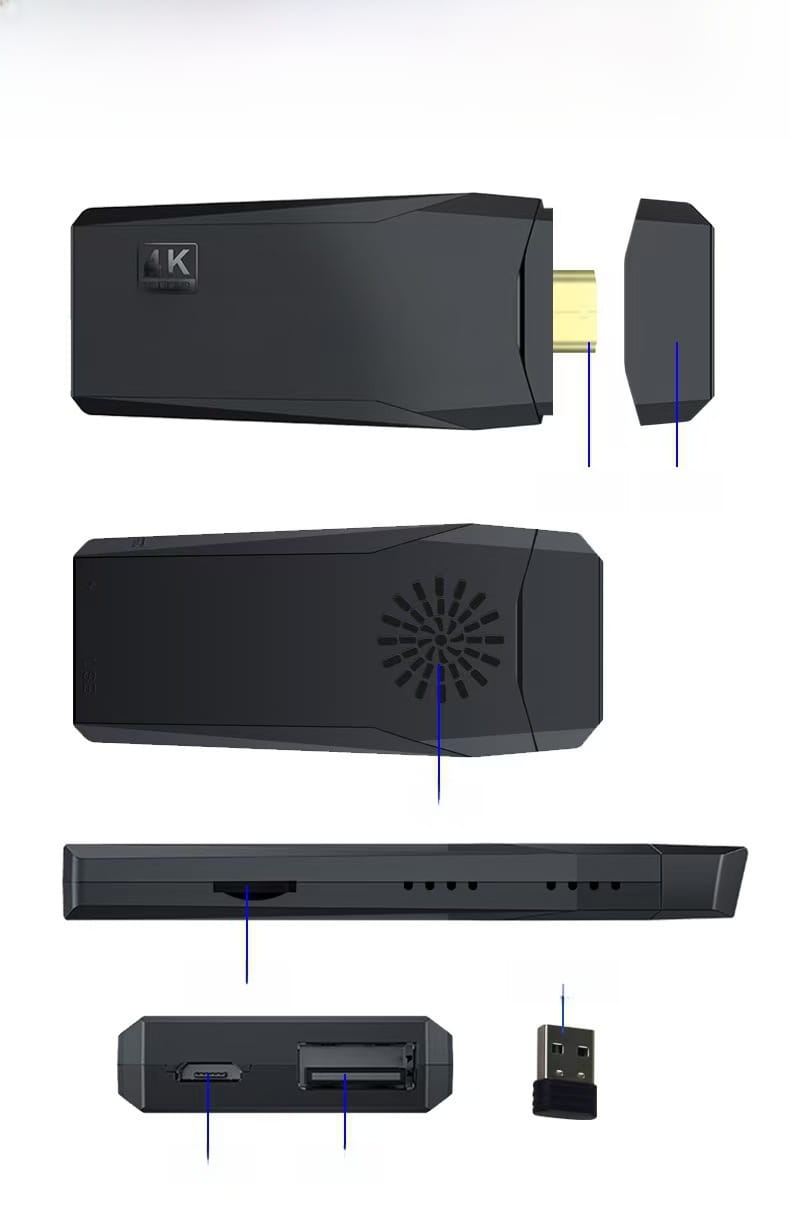 M8 4K Wireless Retro Game Console - HDMI Plug & Play with Dual Controllers (32G/64G/128G)