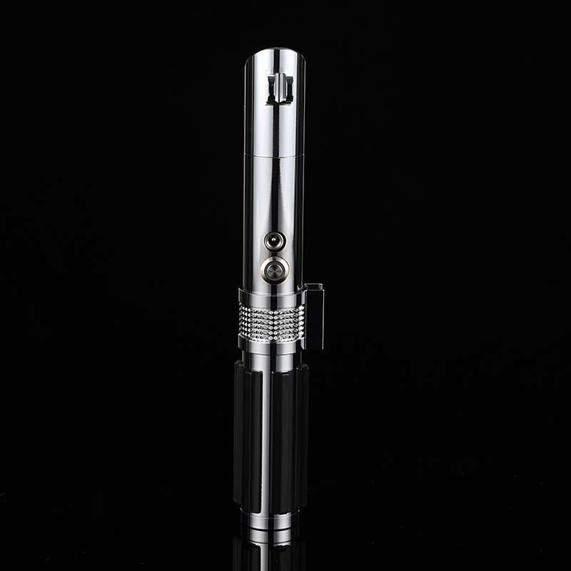 16-Color LED Lightsaber with Sound & Vibration - USB Rechargeable Metal Handle Detachable Blade Flash & Silent Modes