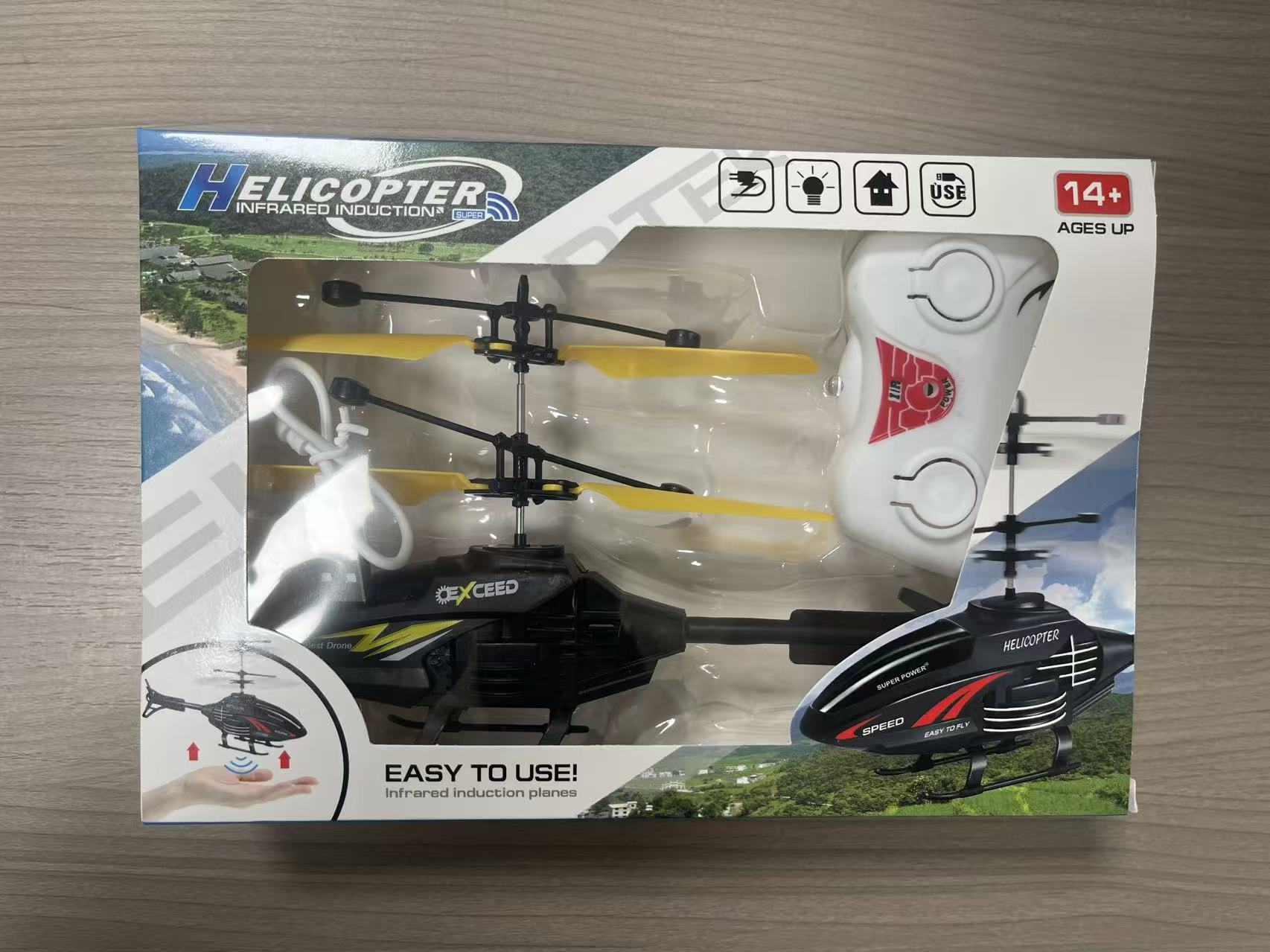 Hand Gesture Sensor RC Drone USB Rechargeable Remote Control Aircraft