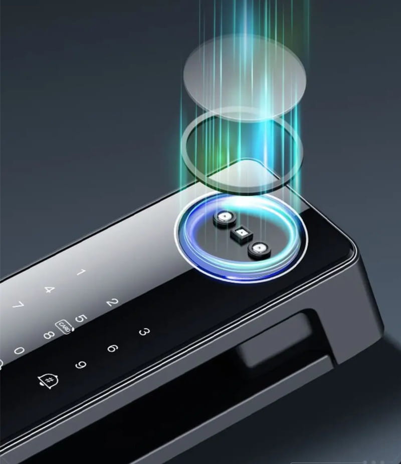5-in-1 Smart Door Lock with Face Recognition and Fingerprint Sensor