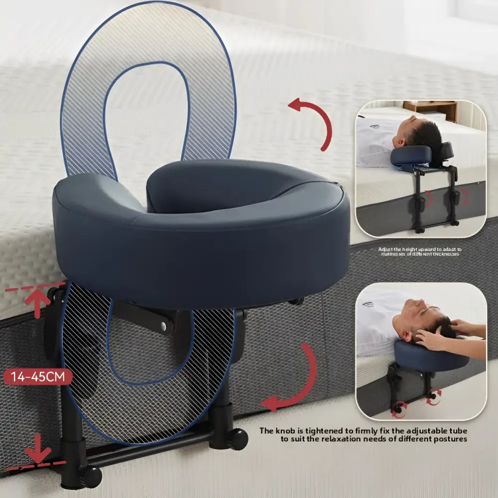 Suspended Face Down Pillow with Headrest - Adjustable Mattress Support Cushion for Beauty Treatments & Post-Surgery