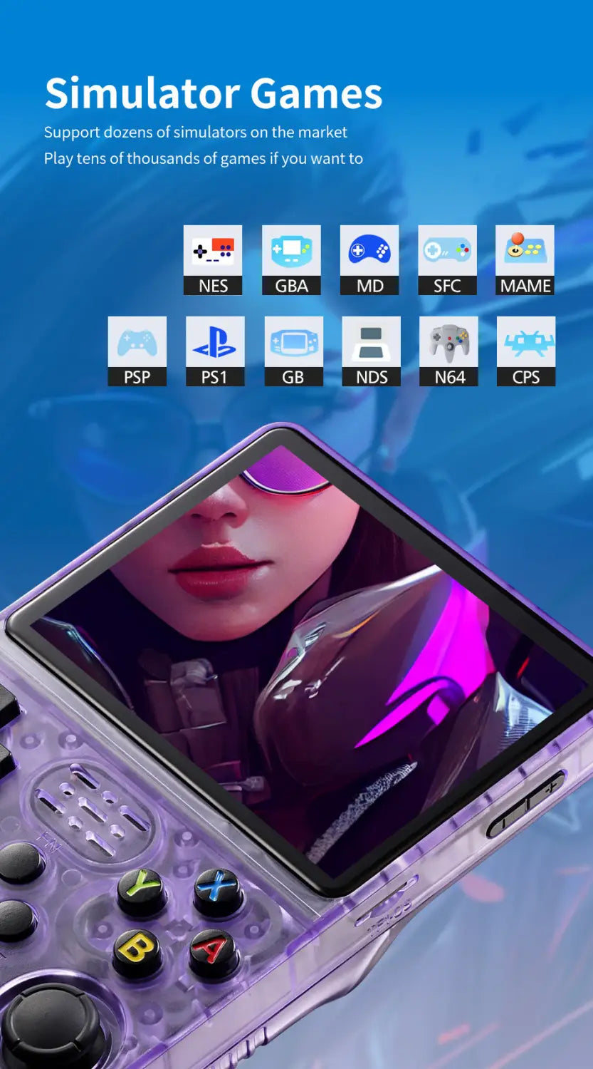 Retro Handheld Game Console 3.5 HD Screen ARKOS Open Source 64GB/128GB