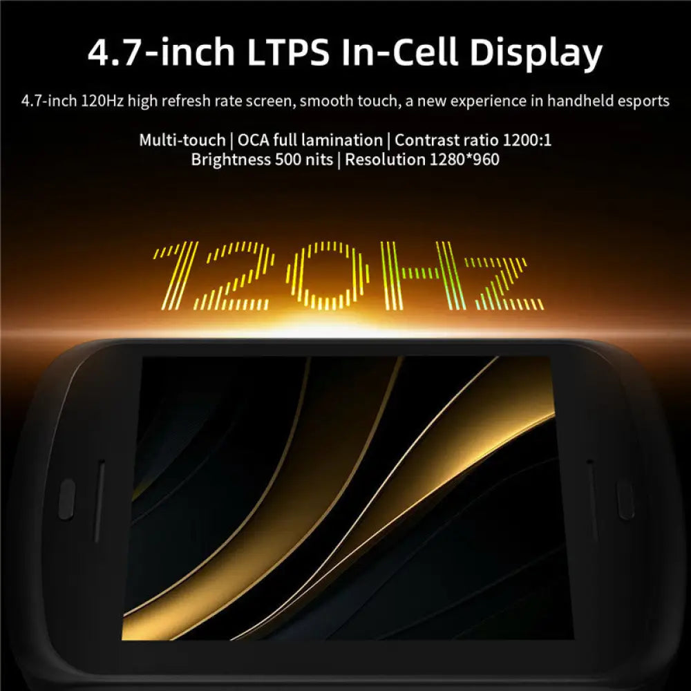 Android 13 Touchscreen Gaming Console with 128GB Storage - AI-Optimized Performance WiFi Connectivity & Multimedia