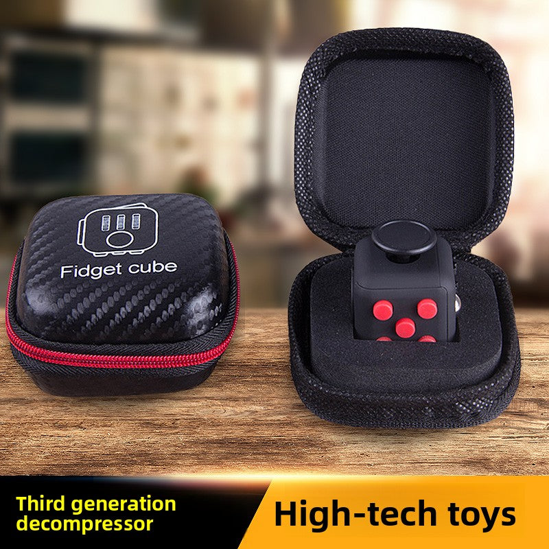 G63 Fidget Cube Stress Relief Toy Multifunctional Puzzle Spinner for Kids and Adults