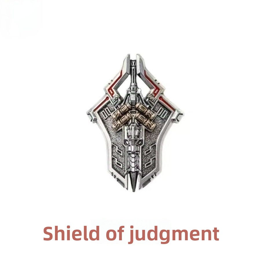 Chinese-Style Copper Mecha Figure Minimalist Desktop Sculpture & Collectible