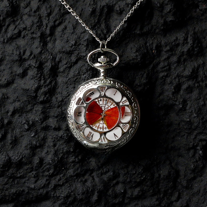 Real Butterfly Pocket Watch - Preserved Specimen Decorative Electronic Pocket Watch Gift