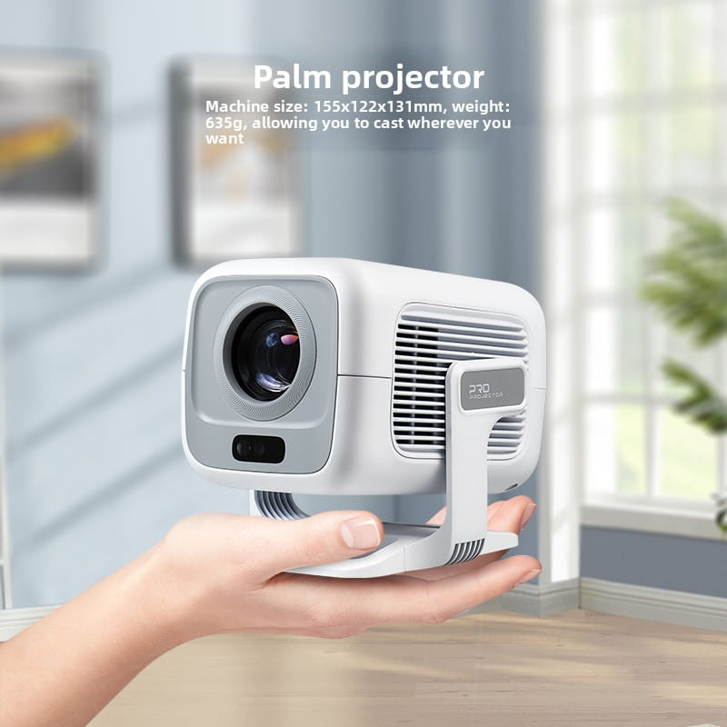 1080P Android Smart Projector with WiFi & Bluetooth 6000 ISO Lumens Portable Home Theater Projector with Auto Focus
