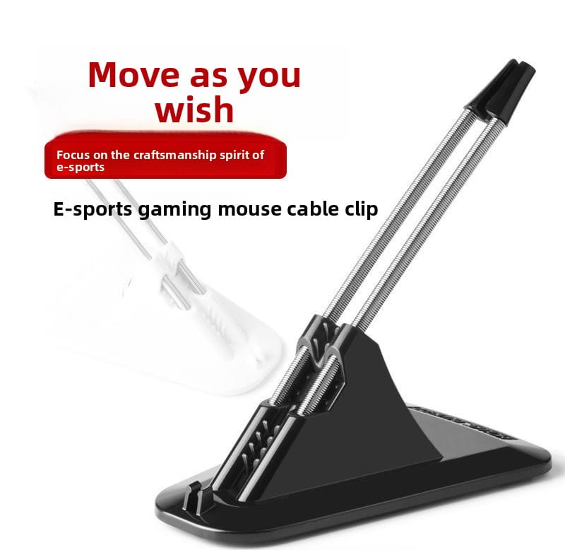 Desktop Cable Organizer Clip - ABS Mouse & Keyboard Wire Holder for Tidy Desk Setup (Multi-Color Options)