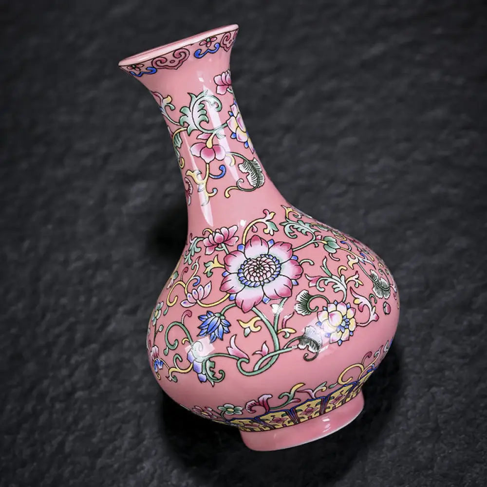 Blue and White Porcelain Ceramic Vase - New Chinese Style Decorative Mini Floral Vase for Home & Office - Gifts for All