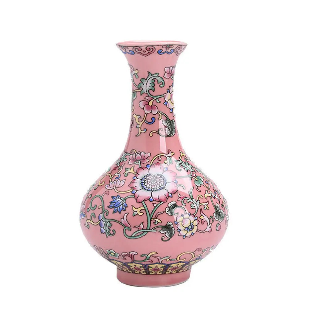 Blue and White Porcelain Ceramic Vase - New Chinese Style Decorative Mini Floral Vase for Home & Office - Gifts for All