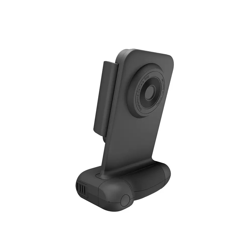 Bluetooth Camera Grip with Magnetic Remote & Wireless Charging - Rotatable Phone Holder Tripod Stand - Black / RX01-B