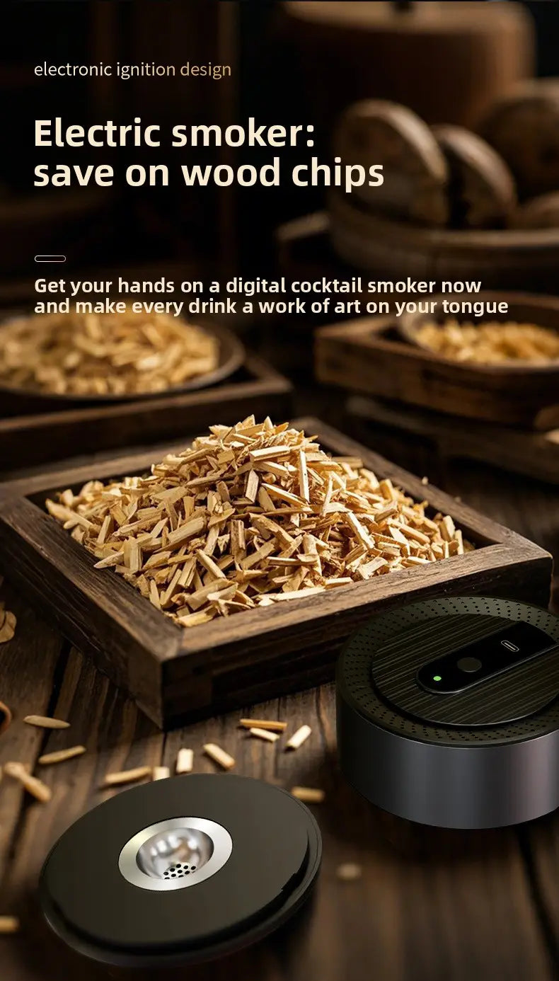 BL-51 Electric Cocktail Smoker for Whiskey and Craft Drinks