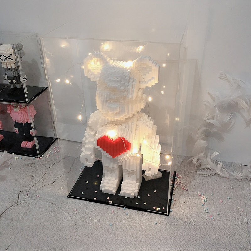 Crystal Clear Acrylic Display Box Dustproof Showcase for Toys, Models, and Collectibles