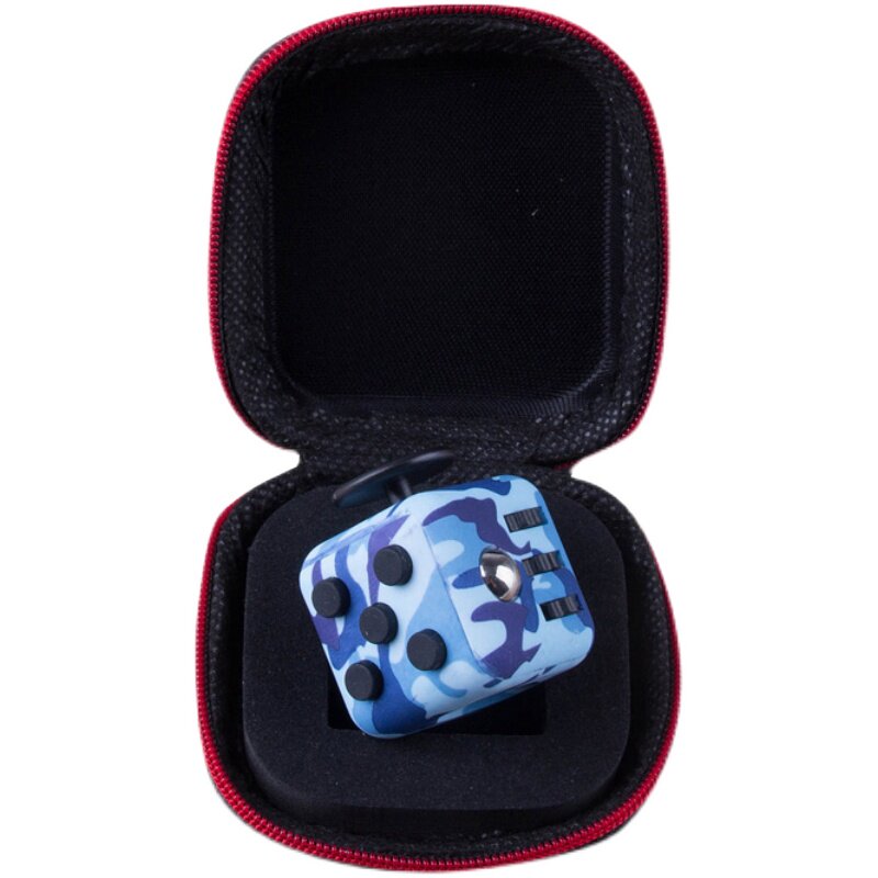 G63 Fidget Cube Stress Relief Toy Multifunctional Puzzle Spinner for Kids and Adults