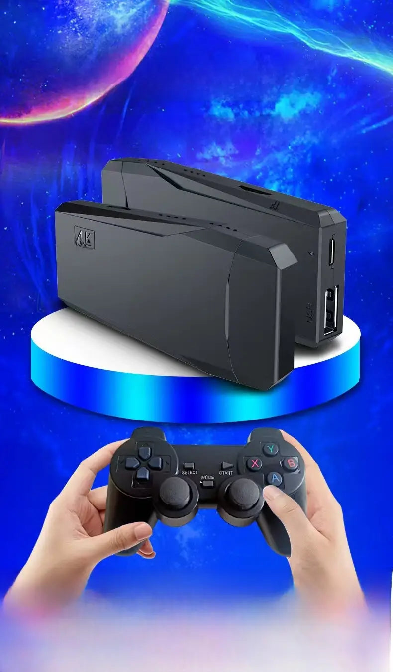 M8 4K Wireless Retro Game Console - HDMI Plug & Play with Dual Controllers (32G/64G/128G)