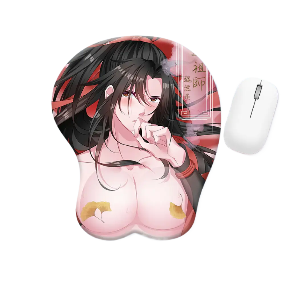 Cartoon Silicone Mouse Pad with Ergonomic Wrist Rest - Comfortable Gaming & Office Mouse Mat - OPP Bag / ML022-Wei