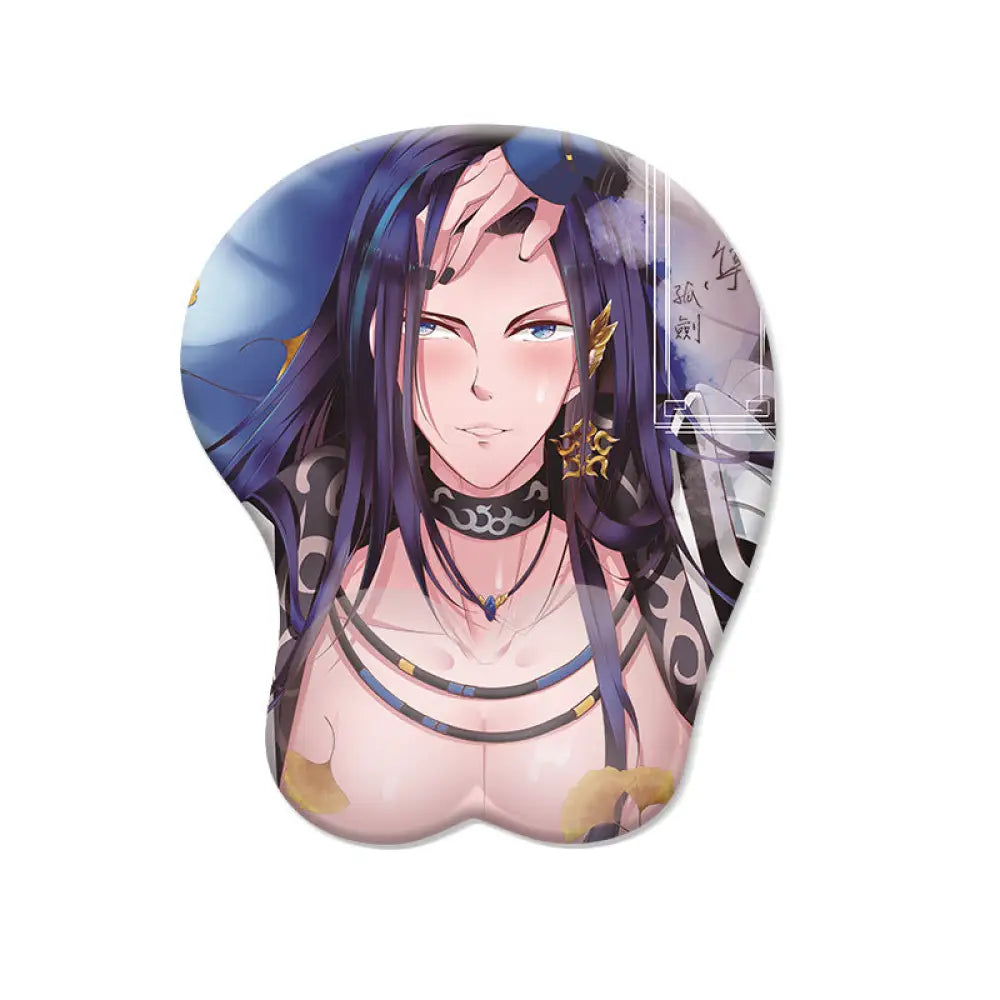 Cartoon Silicone Mouse Pad with Ergonomic Wrist Rest - Comfortable Gaming & Office Mouse Mat - Gaming Electronics