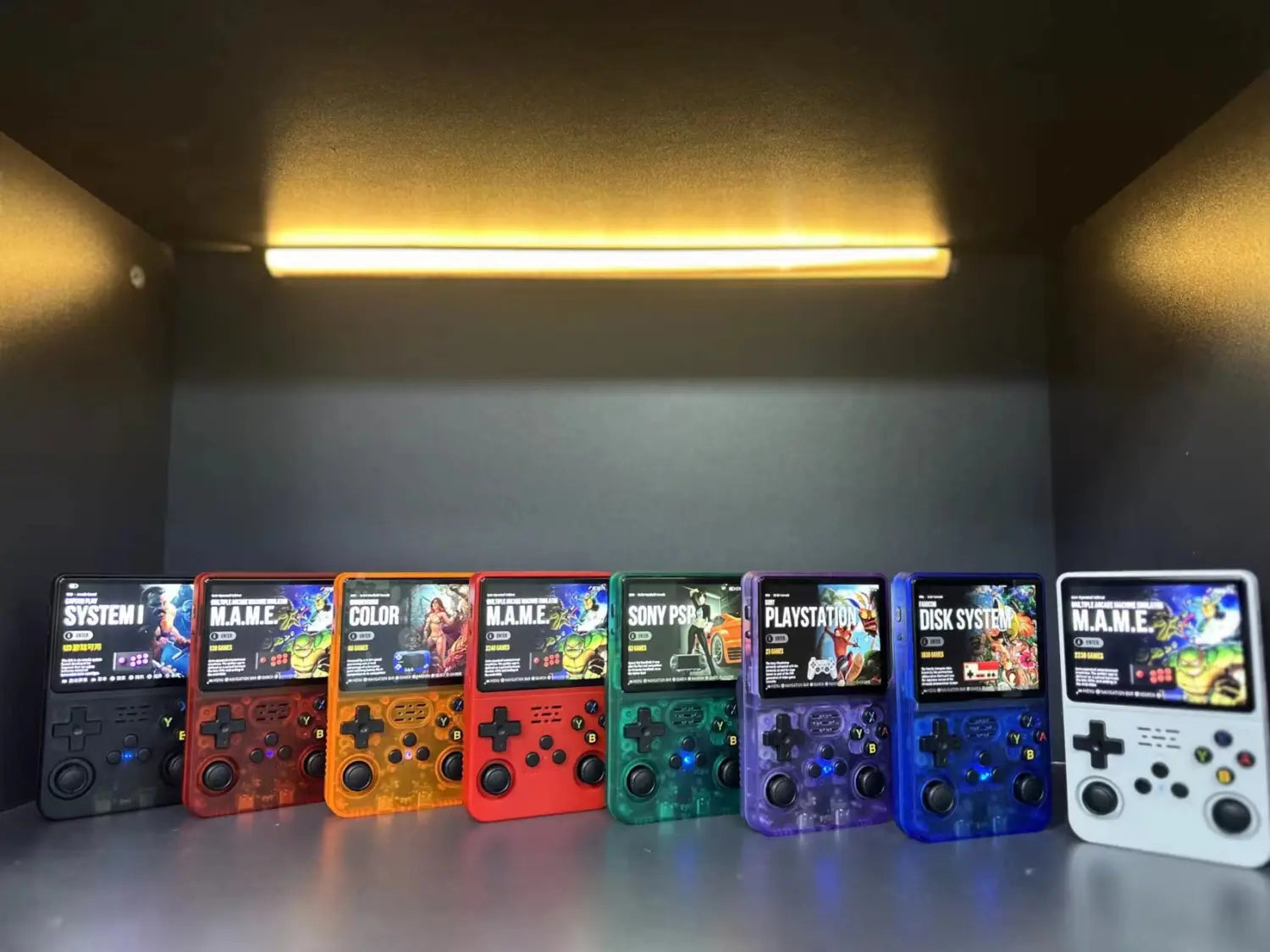 Android Retro Handheld Game Console - 3.5- Portable Gaming Device with PS1 & Arcade Support (64GB/128GB)