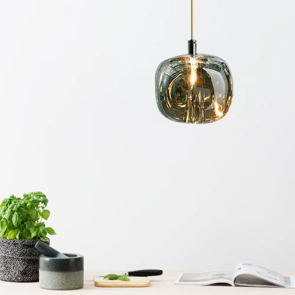 Modern Smart Crystal Pendant Light in Amber and Silver finishes - Home Decor