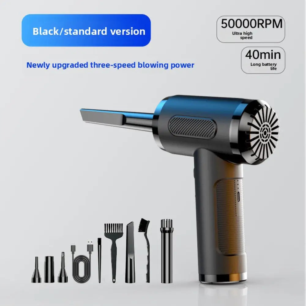 Cordless 6000mAh Car Vacuum Cleaner - 6000Pa High Power Handheld Blower & Suction (VC016) - VC016 Single Blow 50000rpm