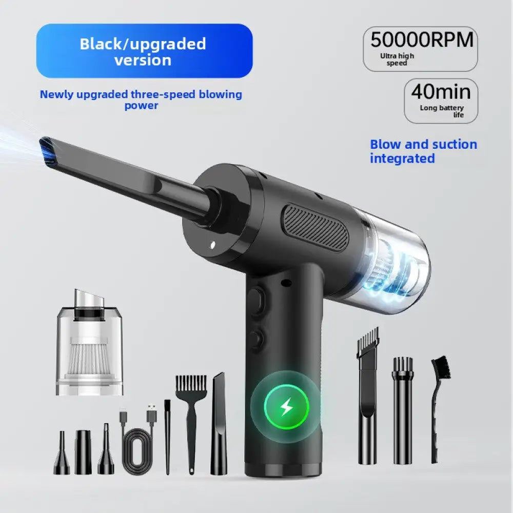Cordless 6000mAh Car Vacuum Cleaner - 6000Pa High Power Handheld Blower & Suction (VC016) - VC016 Blower/Suction