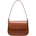 Retro Saddle Bag Timeless PU Crossbody Bag for Everyday Use