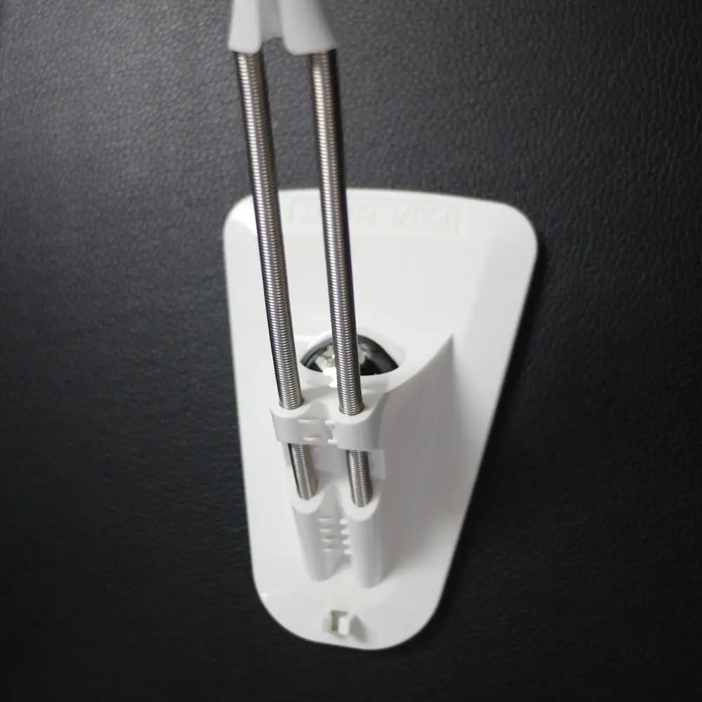 Desktop Cable Organizer Clip - ABS Mouse & Keyboard Wire Holder for Tidy Desk Setup (Multi-Color Options) - White