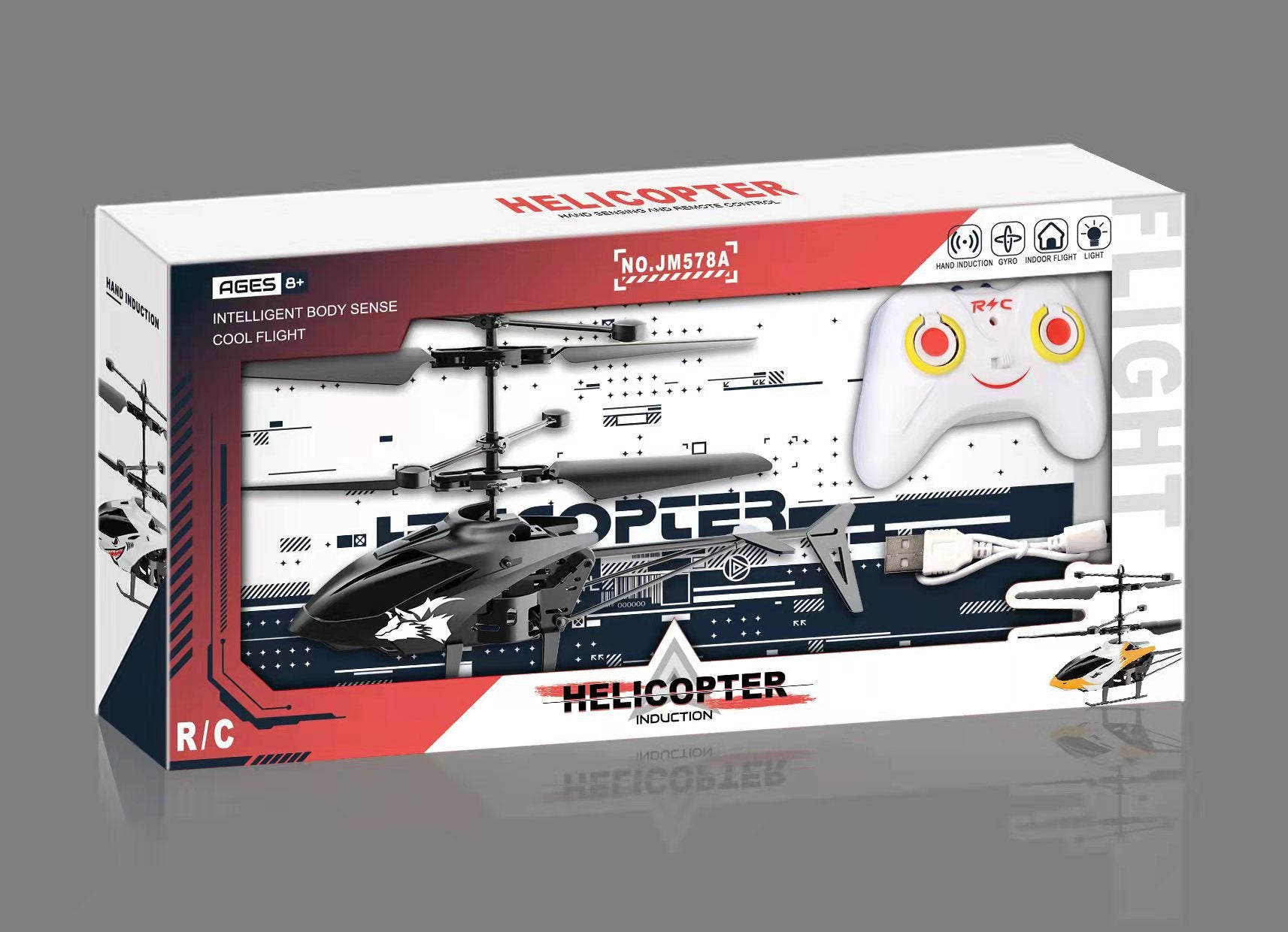 Hand Gesture Sensor RC Drone USB Rechargeable Remote Control Aircraft