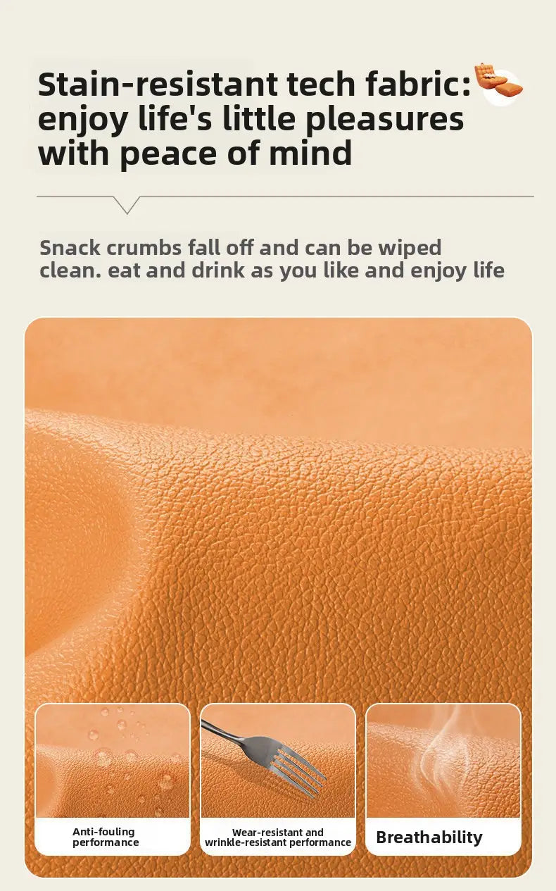 Modern Single Bean Bag Chair with High Elastic Foam - Multi-Functional Lounge Seat with Optional Footrest