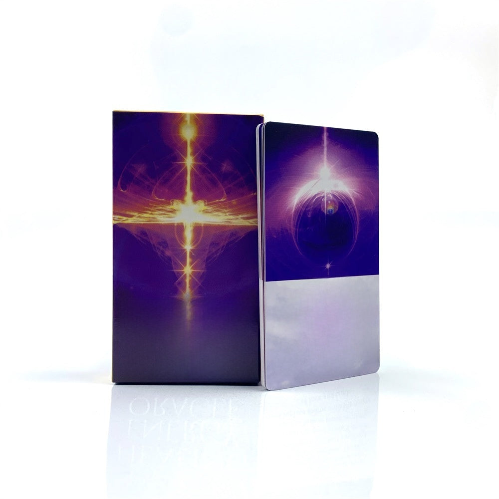 English Tarot & Oracle Card Deck Set - Premium 300g Coated Paper, Portable Divination Cards for Games, Parties & Spiritual Readings