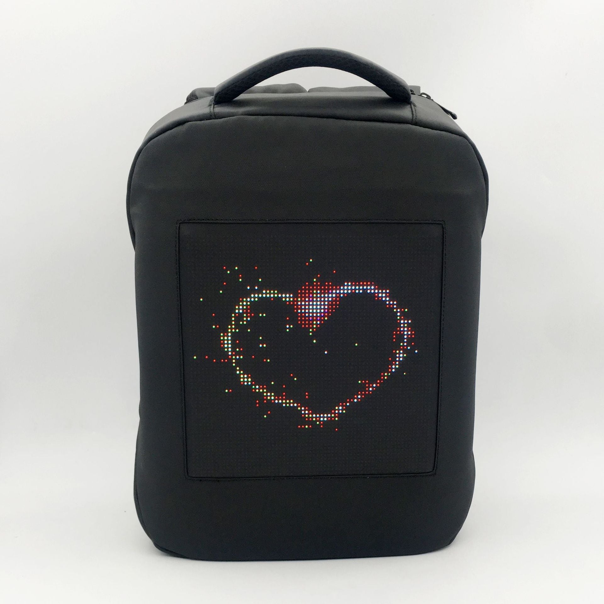 Smart LED Display Backpack Waterproof Laptop Travel Bag