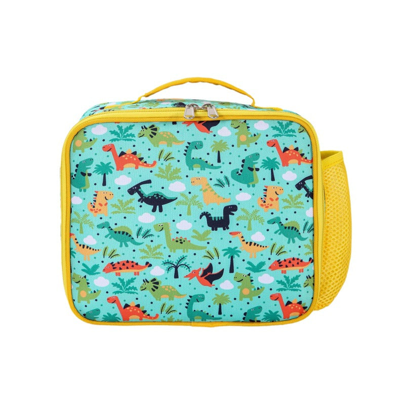 Insulated Kids Lunch Bag Dinosaur & Unicorn Cartoon Thermal Lunch Tote