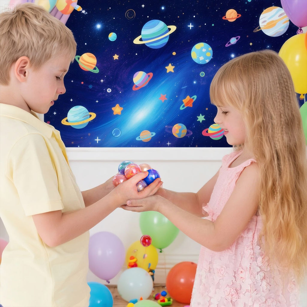 Galaxy Sensory Slime Toy for Kids - Cosmic Textured Slime Set for Creative & Developmental Play