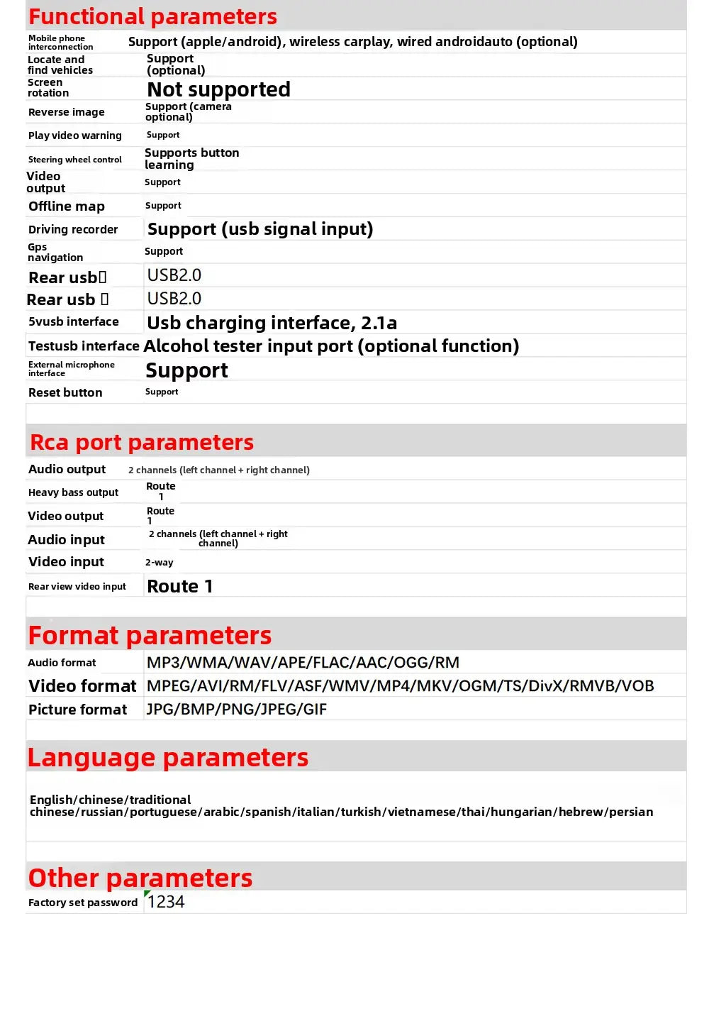 9 /10 Android Car Stereo GPS Navigation WiFi Bluetooth Touch Screen Radio Universal