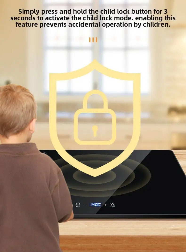 Intelligent Electric Food Warming Tray with Digital Touch Controls