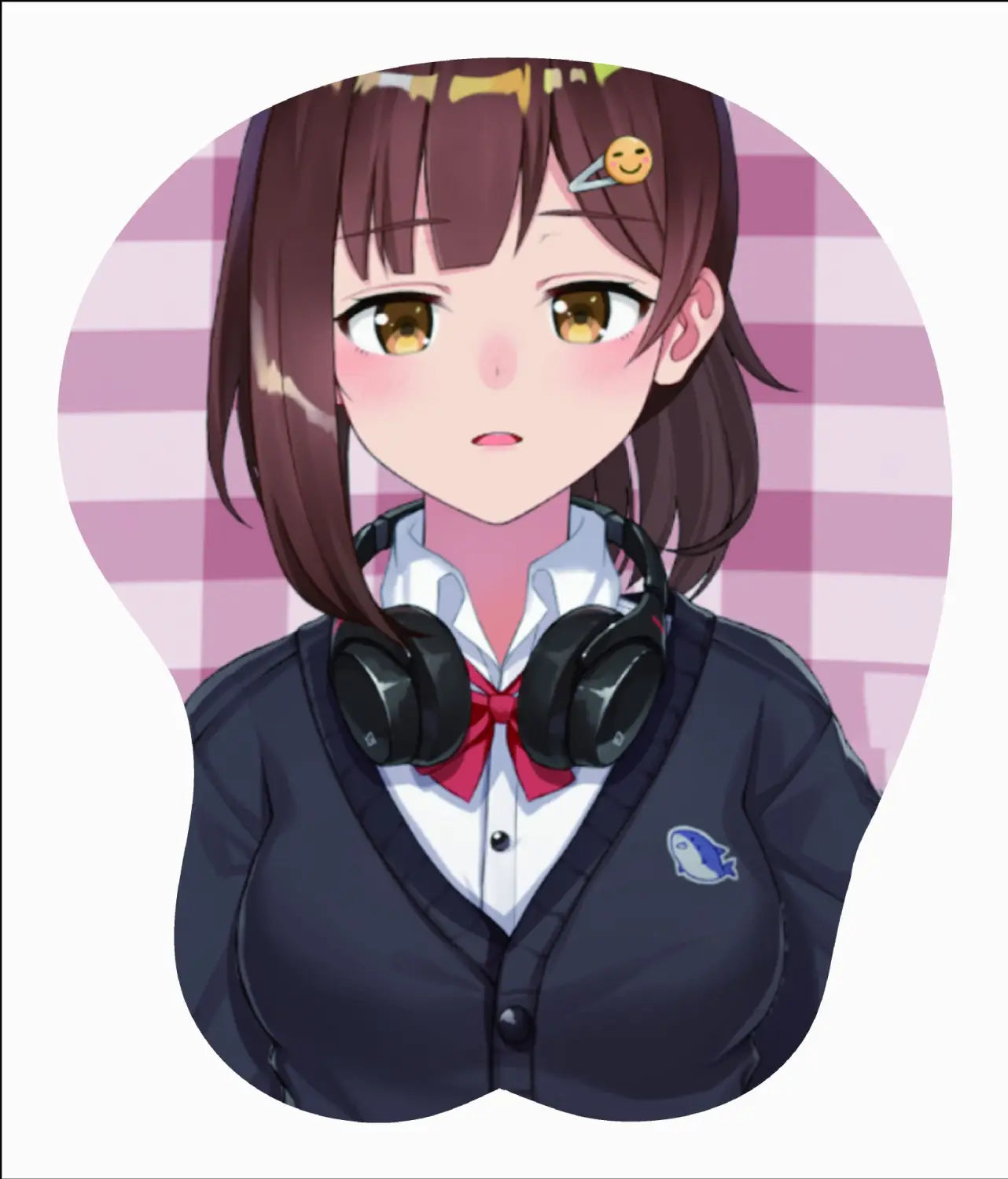 Cartoon Silicone Mouse Pad with Ergonomic Wrist Rest - Comfortable Gaming & Office Mouse Mat