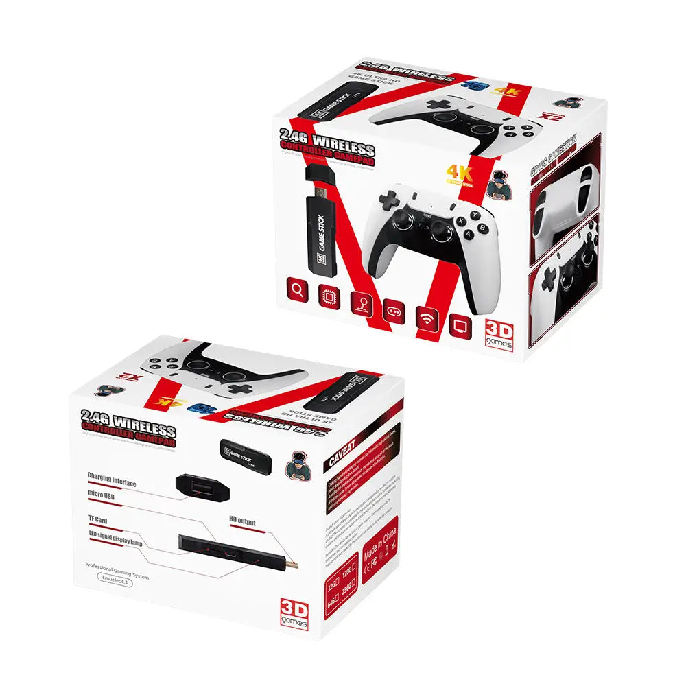 GD10 PRO Retro Game Console - Dual Player HD Nostalgic Gaming System for Android TV - Host Rod - Gaming Electronics