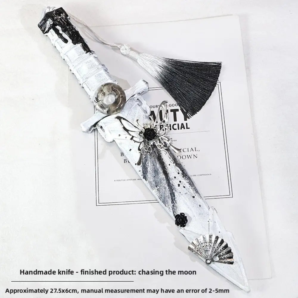 Gothic Handmade Mini Dagger Prop - DIY Craft & Cosplay Decorative Knife Accessory Portable Collectible Ornament