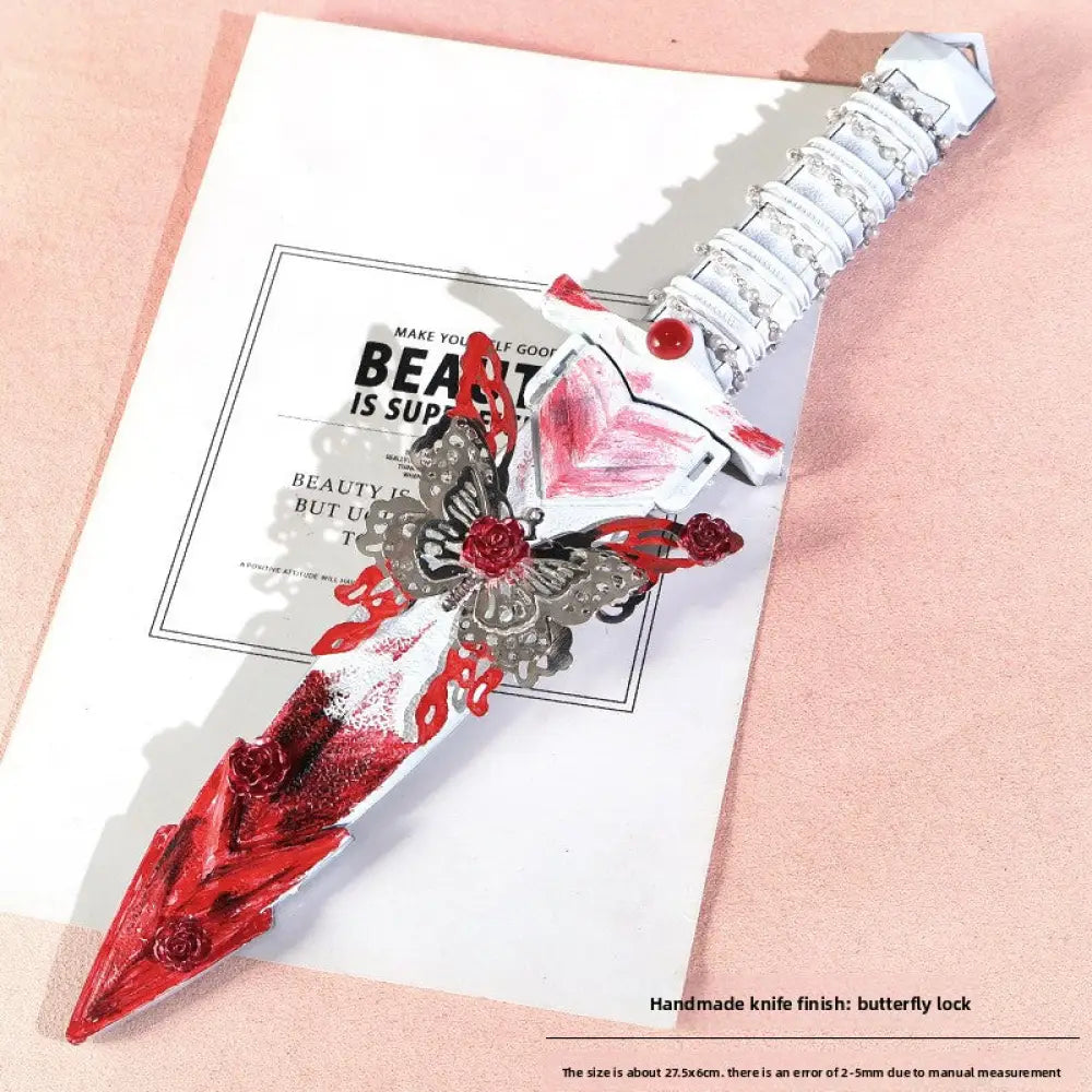 Gothic Handmade Mini Dagger Prop - DIY Craft & Cosplay Decorative Knife Accessory Portable Collectible Ornament