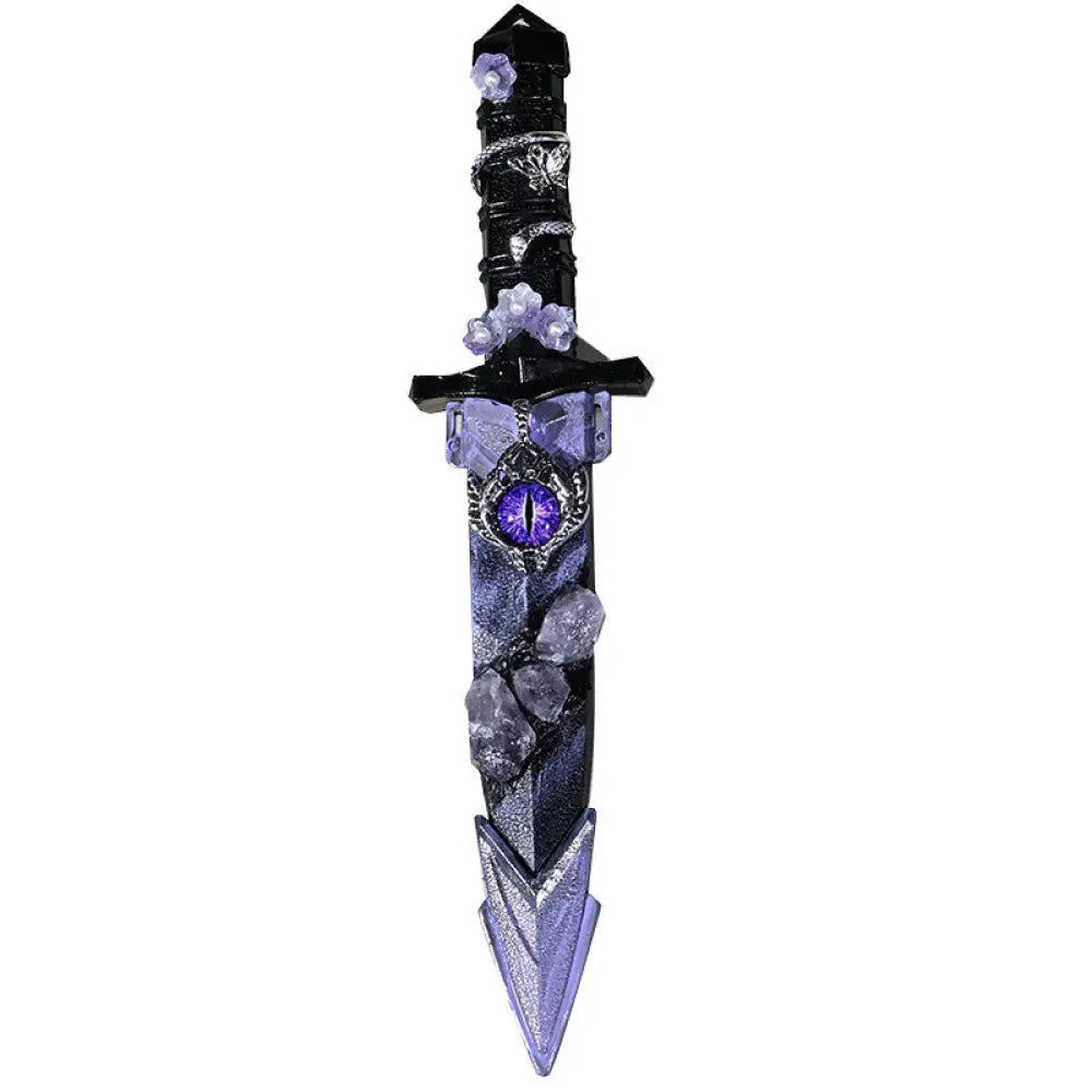 Gothic Handmade Mini Dagger Prop - DIY Craft & Cosplay Decorative Knife Accessory Portable Collectible Ornament - Toys