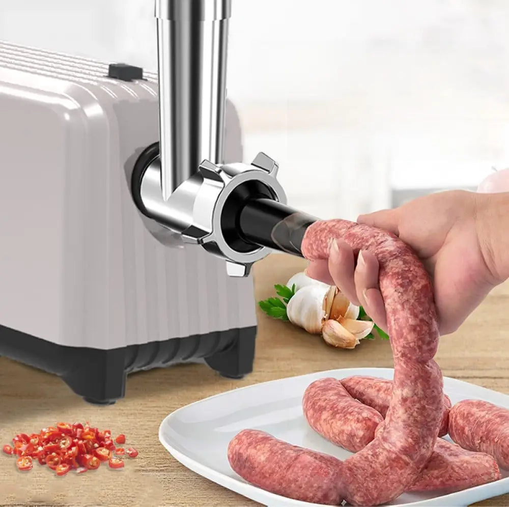 Multifunction Electric Meat Grinder and Sausage Stuffer with Plates - Home Appliances
