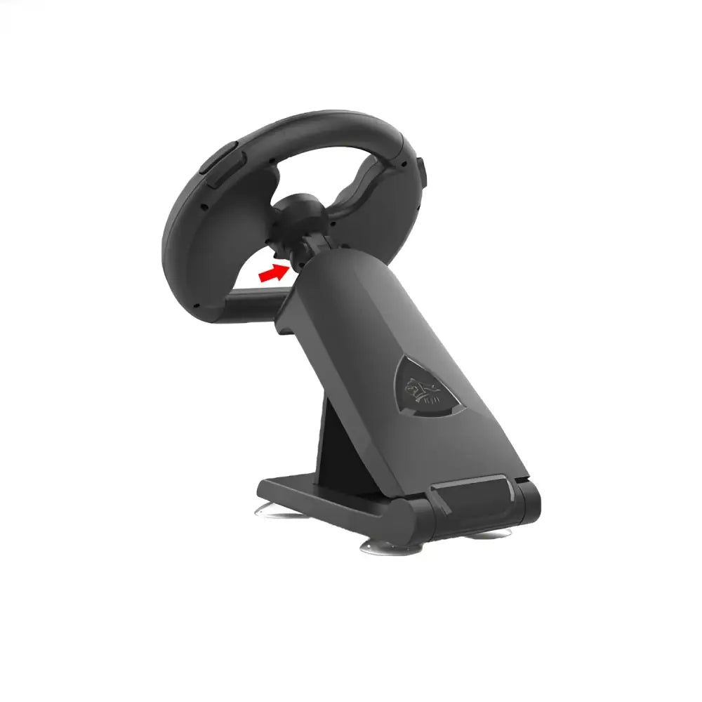 Nintendo Switch Joy-Con Steering Wheel Controller - Racing Game Wheel Mount with Suction Base ABS Plug-and-Play