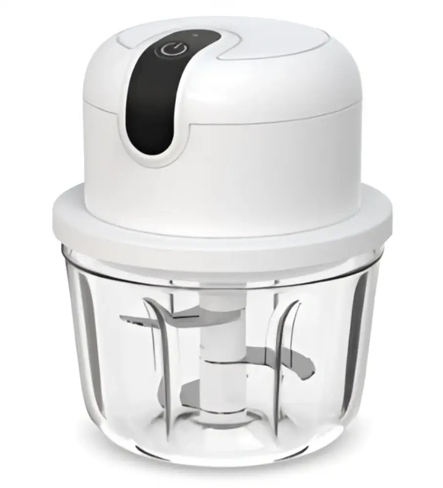 Portable Electric Food Chopper and Mini Garlic Processor - FP106C-350mL*PS / White - Home Appliances
